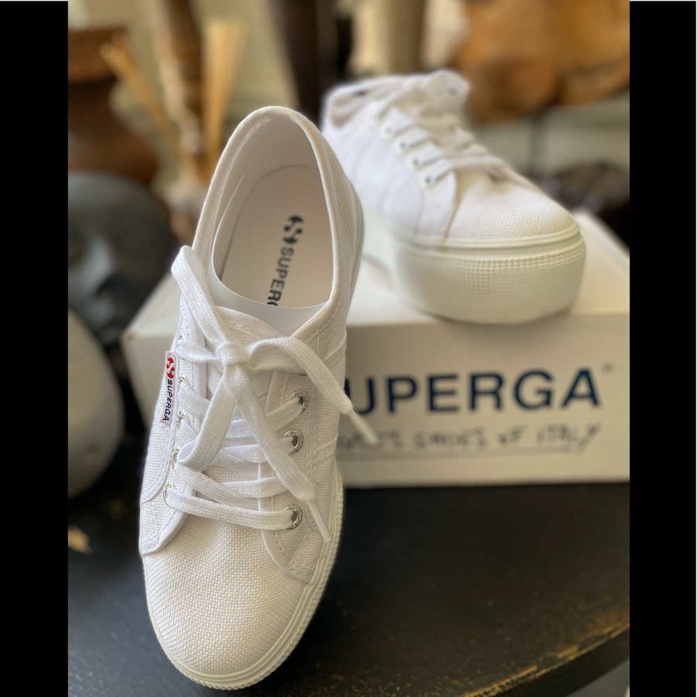 SUPERGA 2790 Platform Sneakers Womans Size 36